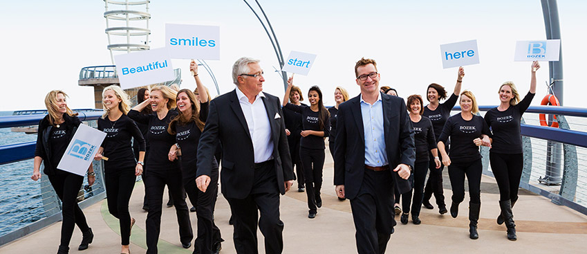 Team Bozek Orthodontics Pier Photo