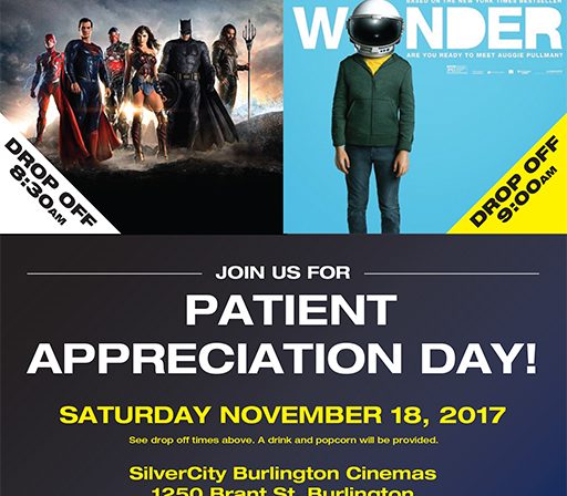 It's back! - Patient Appreciation Day - November 18th